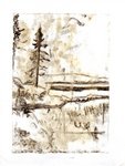 Monoprint Algonquin Landscape date-unknown